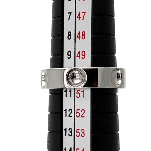 Louis Vuitton Petite Bague Empreinte #50 Ring K18 WG White Gold 750 Petit - Picture 7 of 9